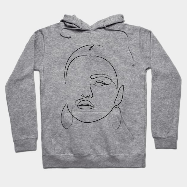 Big Dreams Require Big Earnings | One Line Drawing | One Line Art Hoodie by One Line Artist